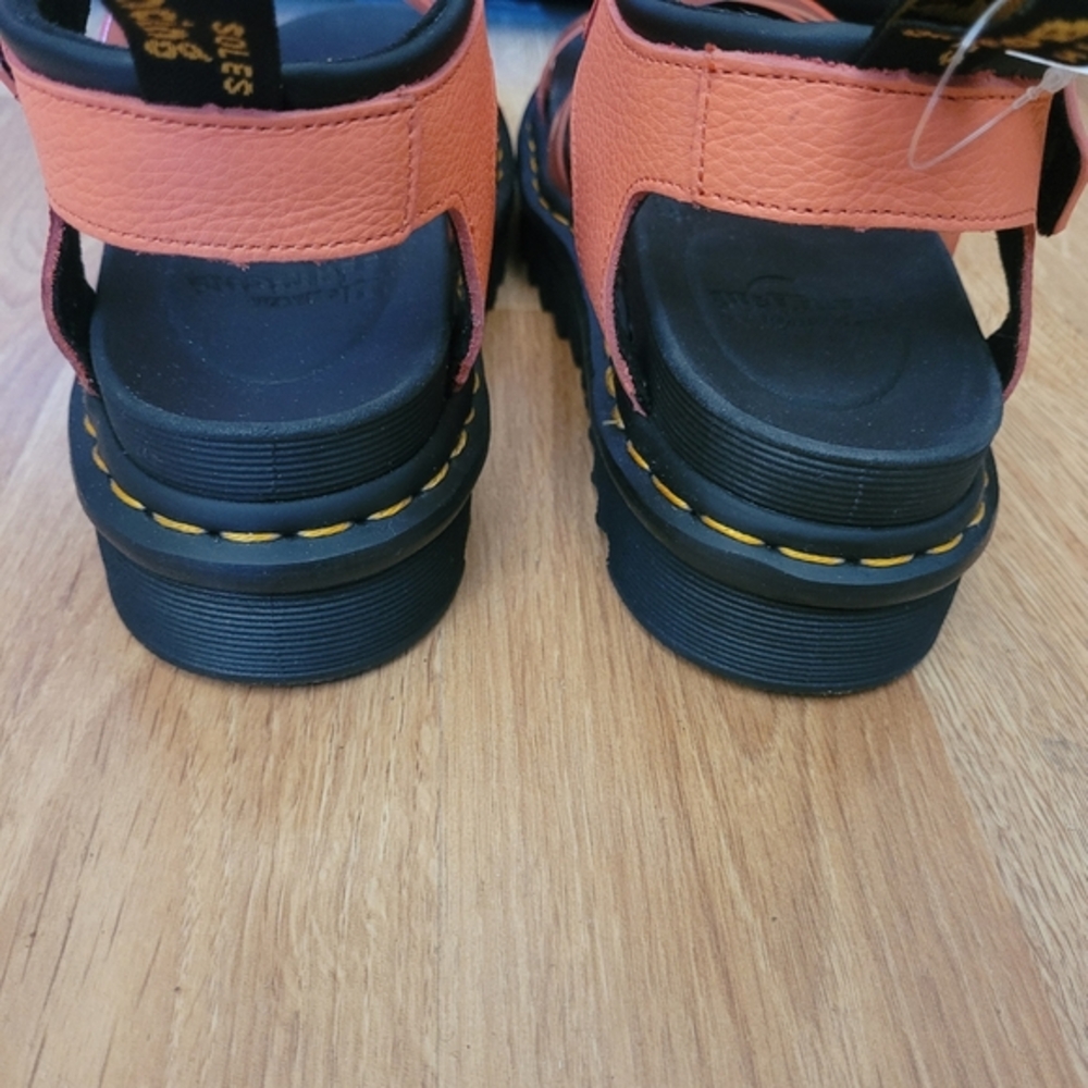 New Dr.Martens Blaire sandals,Jelly Glitter straps, Coral - Picture 12 of 16